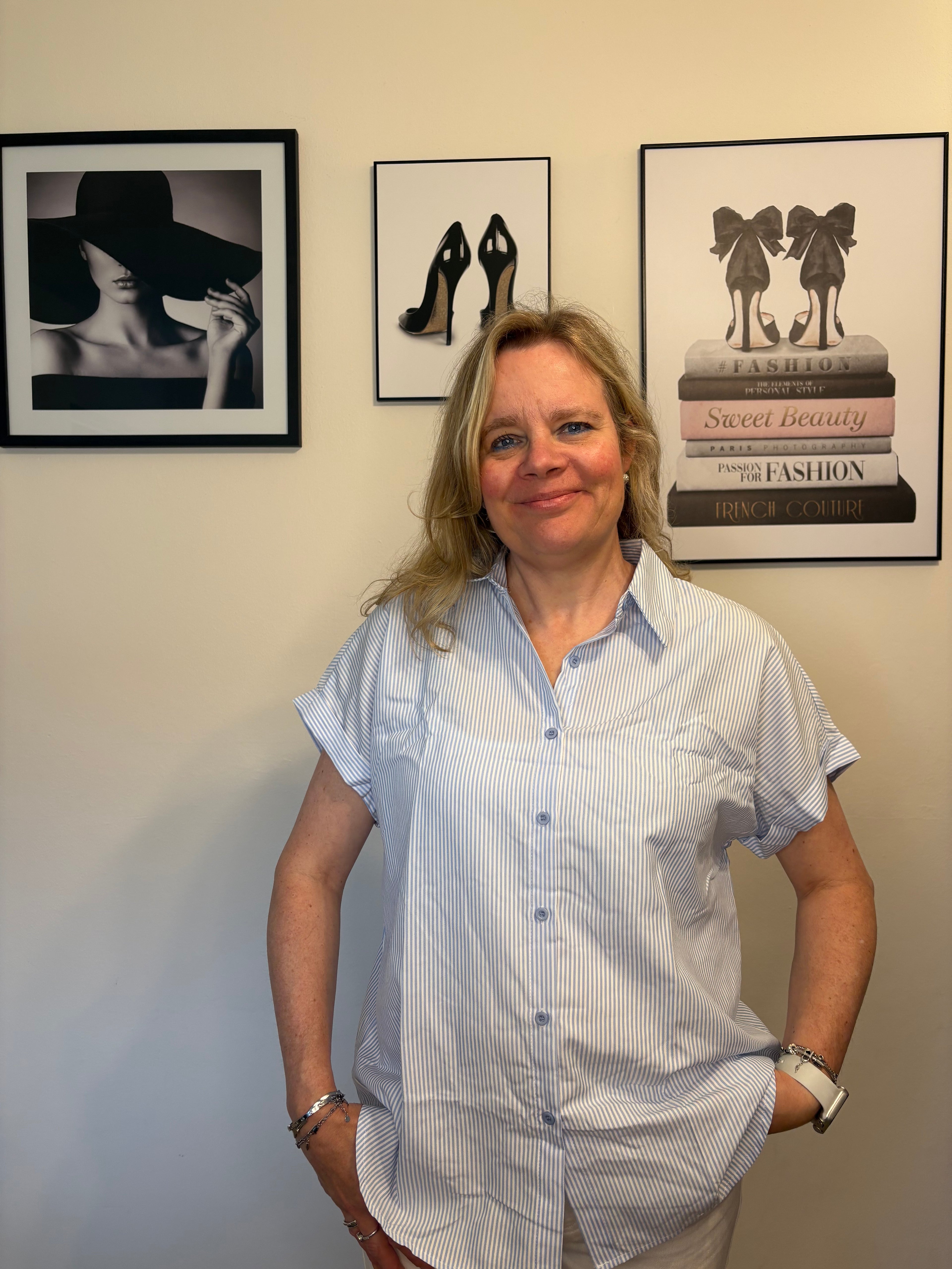 Streep blouse New York Ellen