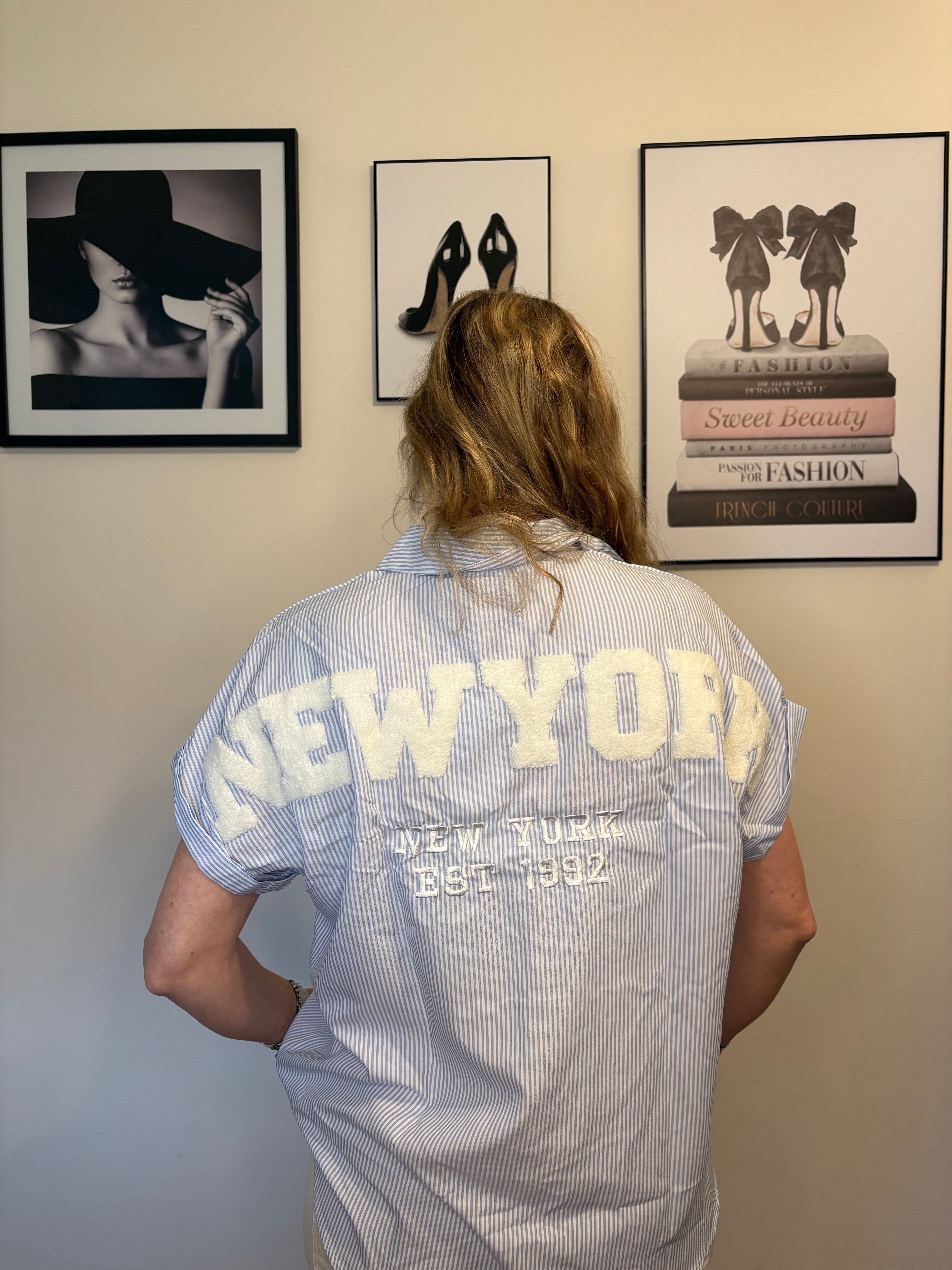 Streep blouse New York Ellen
