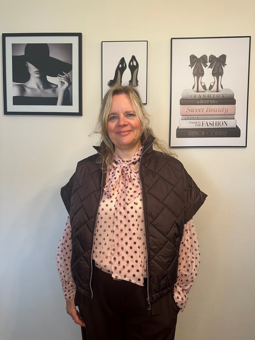 Bodywarmer Bibi bruin