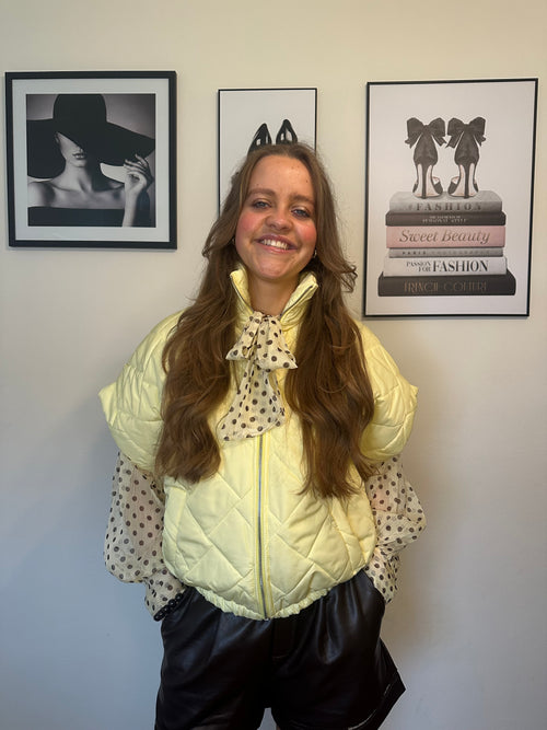 Bodywarmer Bibi geel