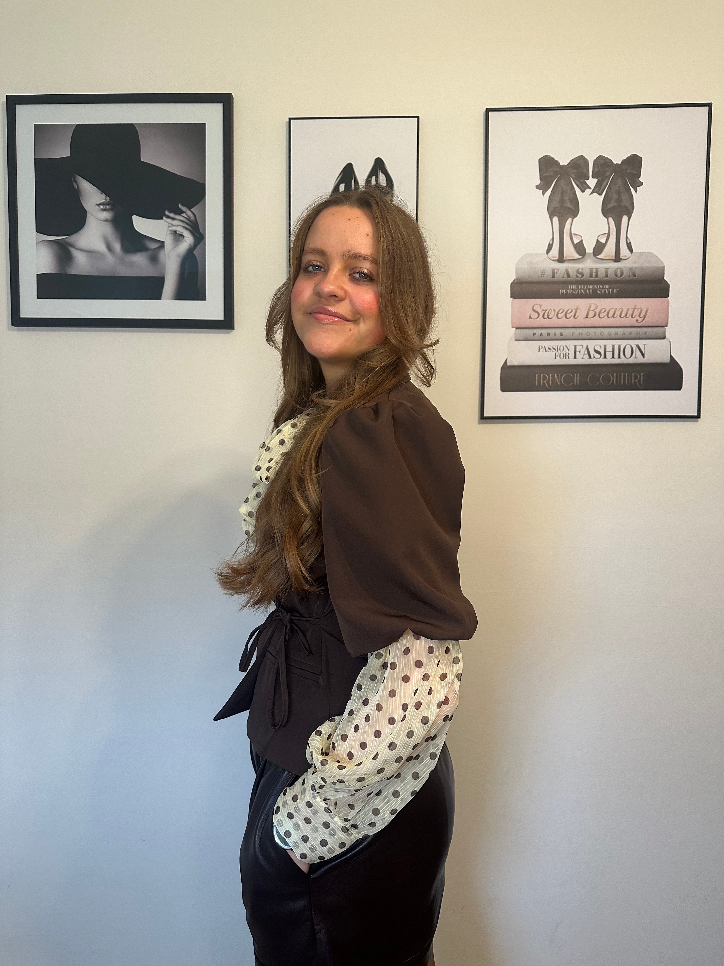 Wikkeljasje Femke bruin