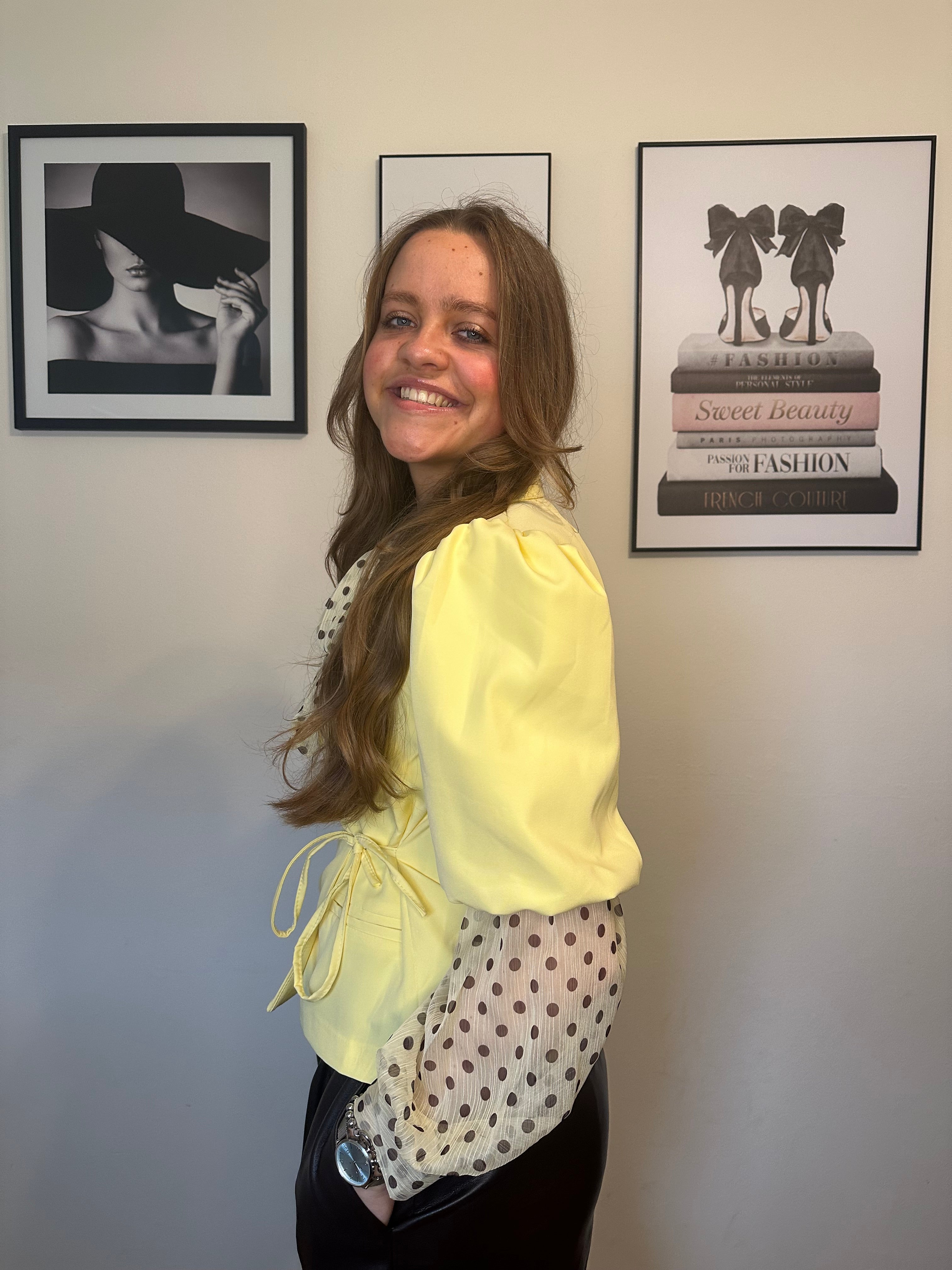 Wikkeljasje Femke geel