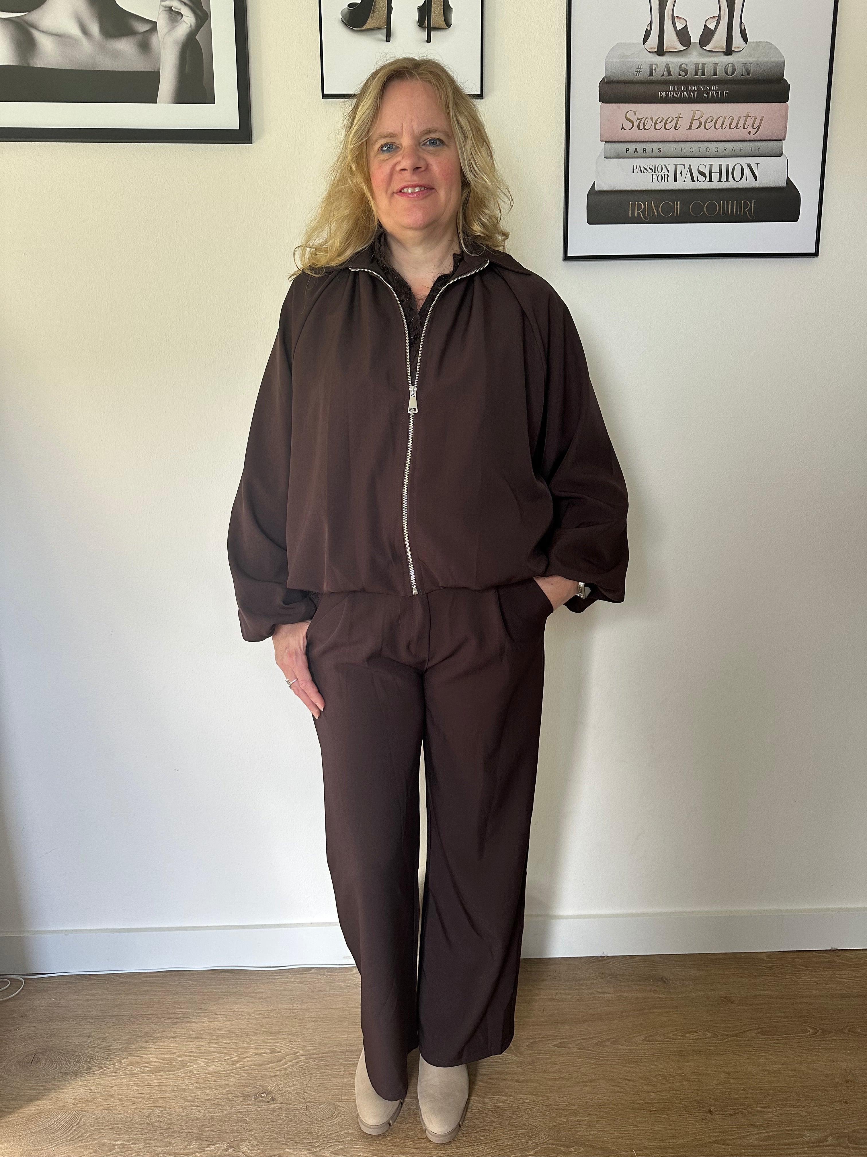 Jacket Fenna bruin