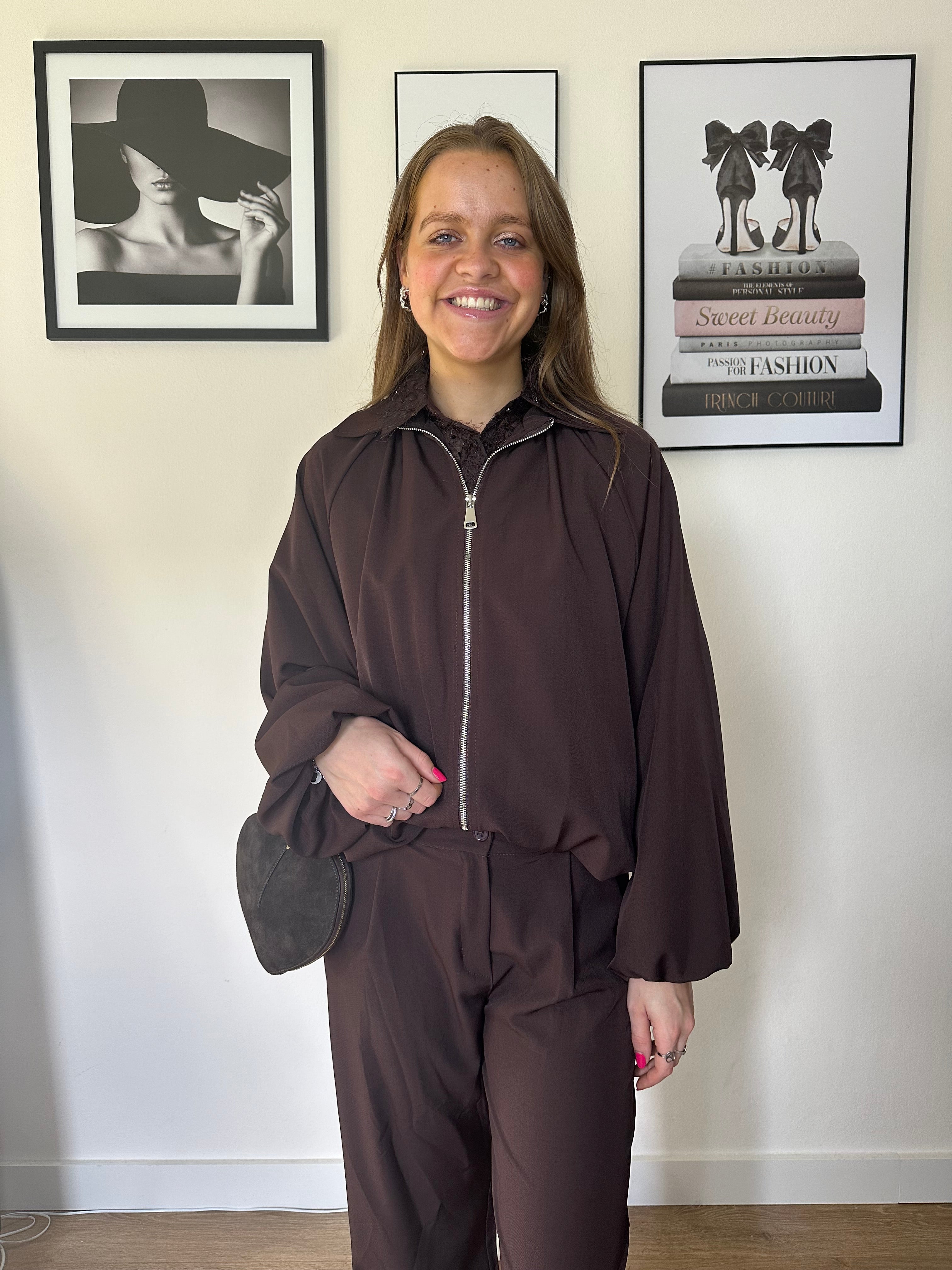 Jacket Fenna bruin