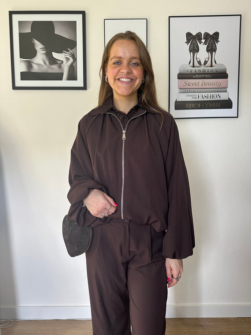 Jacket Fenna bruin