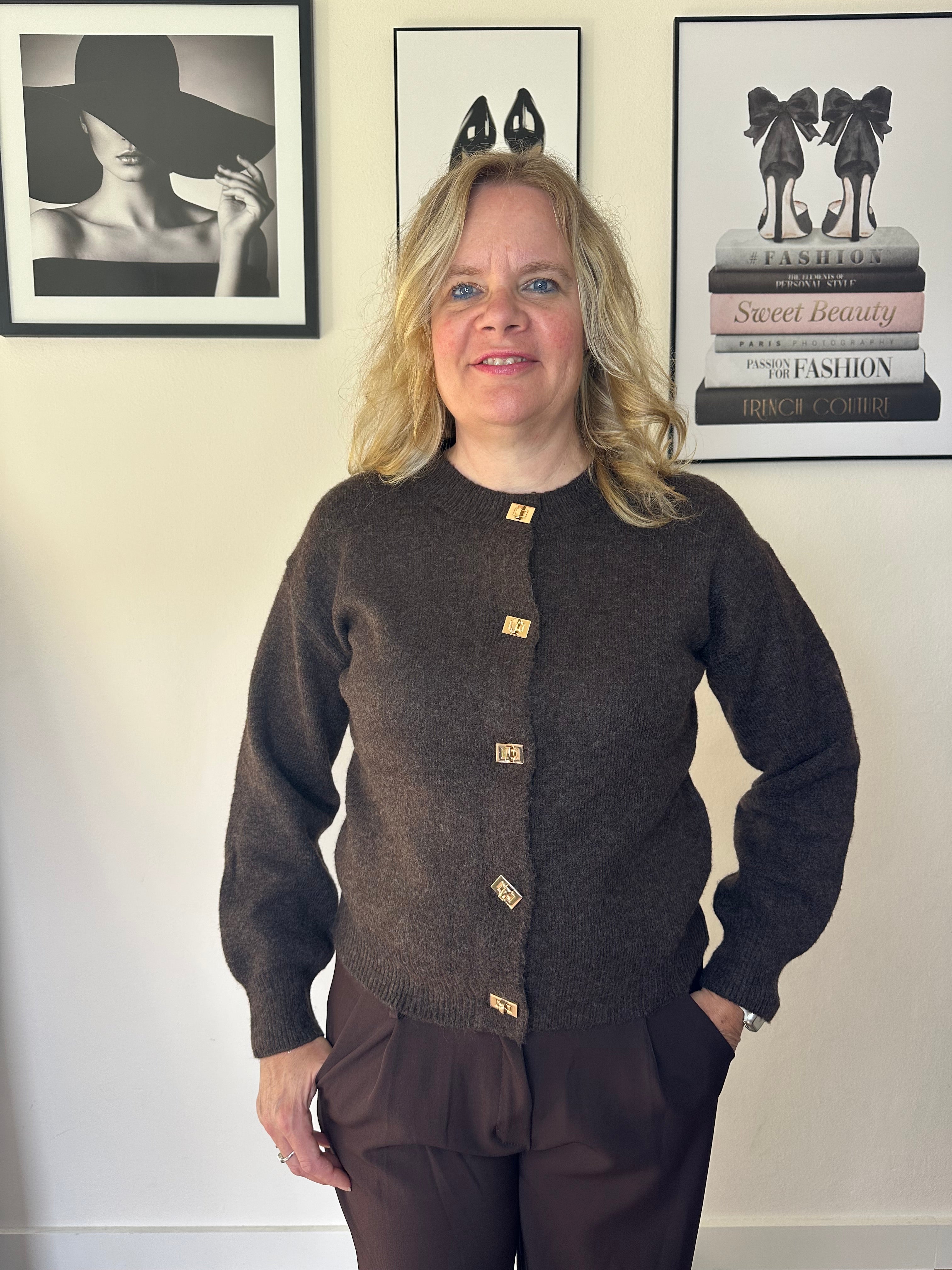 Vest Nienke bruin